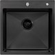 Мойка кухонная Arfeka Eco AR 50x50 (Black PVD Nano Decor Volcanic Rock) - 