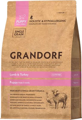 Сухой корм для собак Grandorf Dog Puppy Lamb & Turkey (1кг) - 