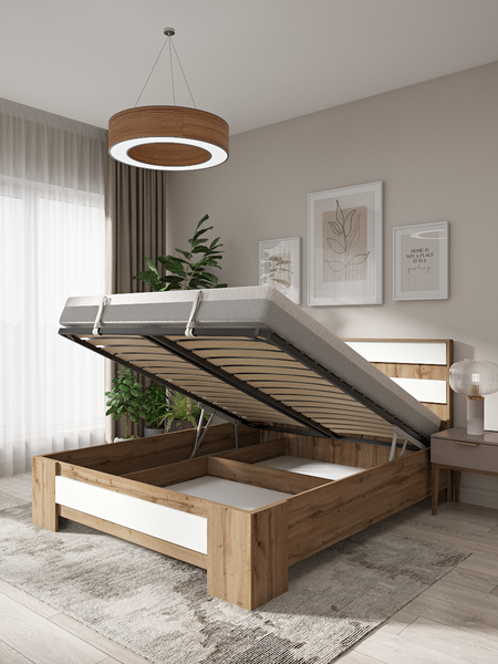 Купить Полуторная кровать EcoWood Ивдель 140x200 / ECO.001.00069.140-200.376WML/101SE-2 в Бобруйске
