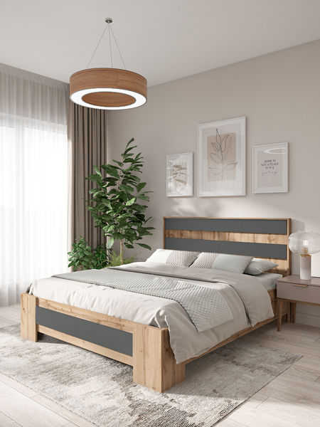 Купить Полуторная кровать EcoWood Ивдель 120x200 / ECO.001.00069.120-200.376WML/665PO-2 в Бобруйске