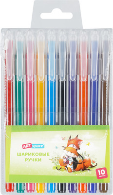 

Набор шариковых ручек, Рисунки. Lovely animals / BP10_22298