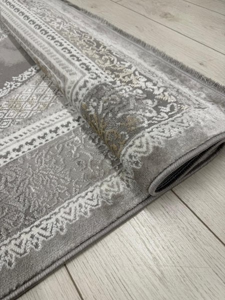 Ковер Radjab Carpet Афина Прямоугольник 1032A / 12967RK (3x5, Grey/Beige)
