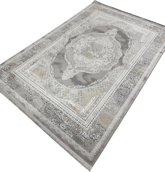 Ковер Radjab Carpet Афина Прямоугольник 1032A / 12967RK (3x5, Grey/Beige)