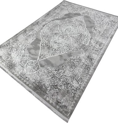 Ковер Radjab Carpet Афина Прямоугольник 9017A / 12899RK (2.4x3.4, Grey/Cream) - 