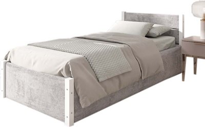 

Односпальная кровать, Куба 90x200 / ECO.001.00070.90-200.Glory17/W