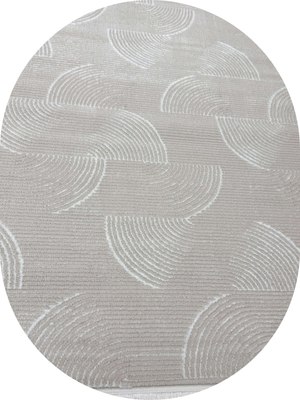 Ковер Radjab Carpet Аврелия Овал HL600A / 12343RK (1.6x2.3, Cream) - 