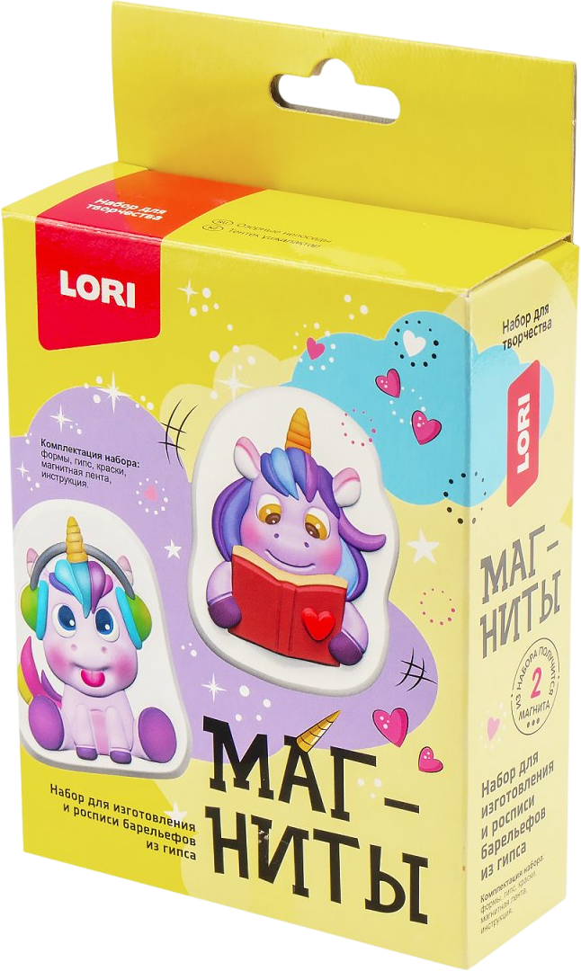 Набор для творчества Lori Магниты из гипса. Озорные непоседы / Пз/Г-031