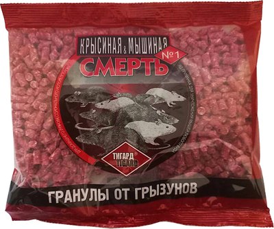 

Средство для борьбы с вредителями, Крысиная смерть №1 Гранулы от грызунов