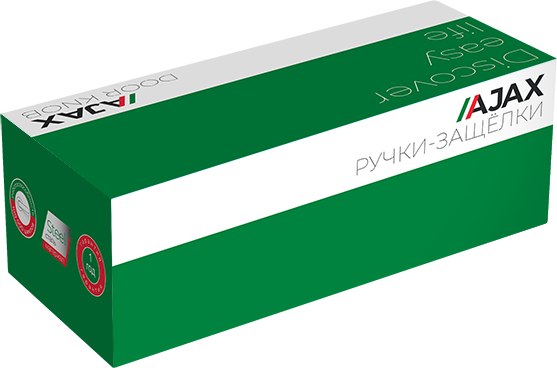 Ручка дверная Ajax furniture DK682 BL-PS 6082 BL-P (черный)