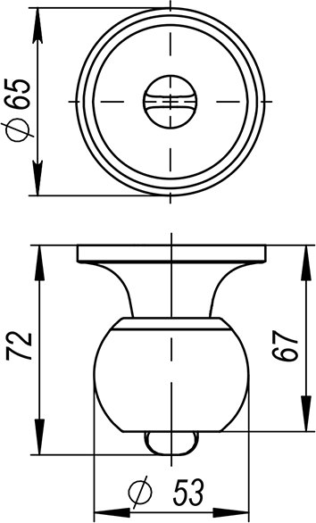 Ручка дверная Ajax furniture DK682 BL-PS 6082 BL-P (черный)