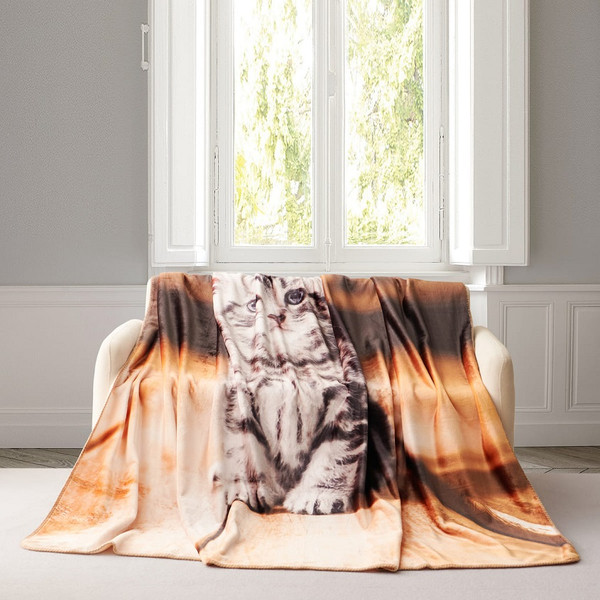Плед Arya Cat 150x200 / 8680943247346