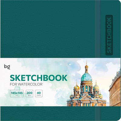 

Скетчбук, Bright. Teal / Cк40с_61741