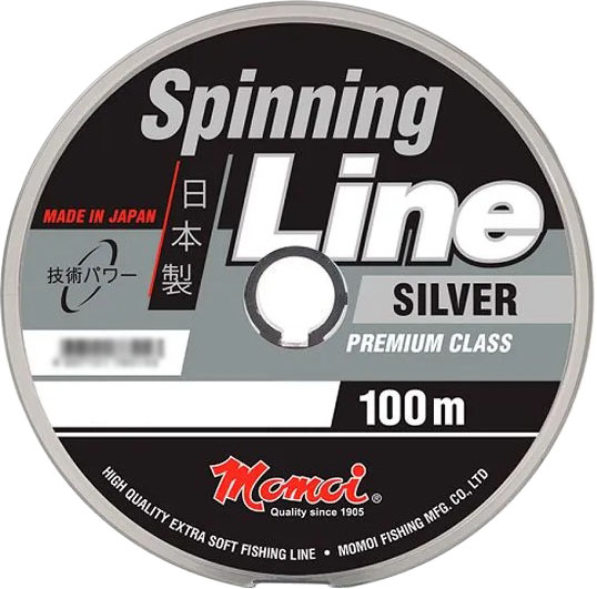 Леска монофильная Momoi Spininng line 0.16мм (100м, серебристый)