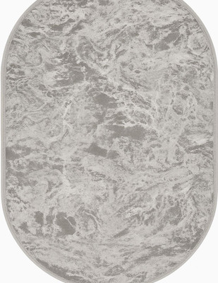 Ковер Radjab Carpet Беллуччи Овал NP 292 / 12720RK (1.6x2.3, Grey) - 