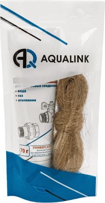 Набор уплотнительных средств Aqualink Паста 70г + лен 15г / 02181 - 