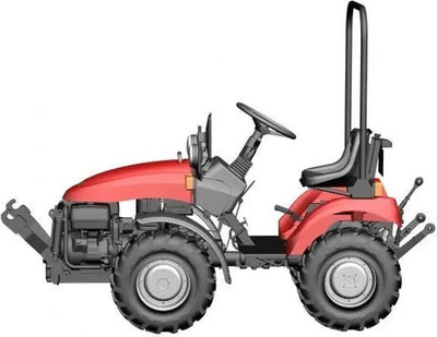 Минитрактор бензиновый МТЗ Беларус-152 (rato R420E, 13 л.с., эл/ст-р, грузы) - 