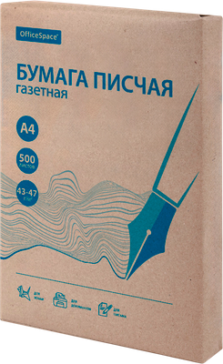 

Бумага, Писчая газетная А4 43-47/м2 / 363199