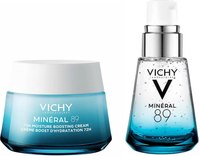 Набор косметики для лица Vichy M89 Крем увлажняющий + Гель-сыворотка (50мл+30мл) - 