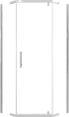 Душевой уголок Niagara Eco NG-1009-14D 90x90x190 (хром/стекло прозрачное) - 