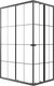 Душевой уголок Niagara Eco NG-1018-14QKL 100x80x190 (черный/стекло клетка) - 
