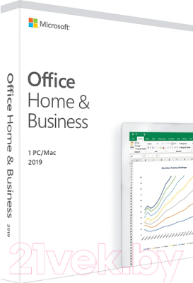 Пакет офисных программ Microsoft Office Home and Business 2019 Скретч-карта (T5D-03189/SC)
