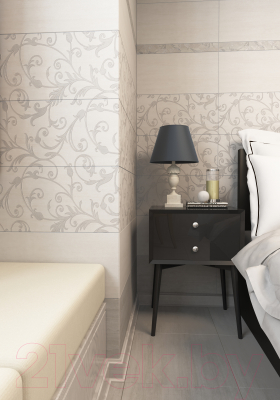 Изображение товара Декоративная плитка Beryoza Ceramica Сильвия 2 серый (250x500)
