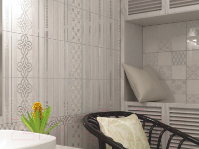 Декоративная плитка Beryoza Ceramica Сафи 2 серый (250x500)
