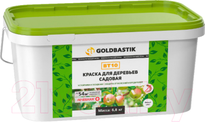 Краска Goldbastik BT 10 для садовых деревьев (6.8кг)