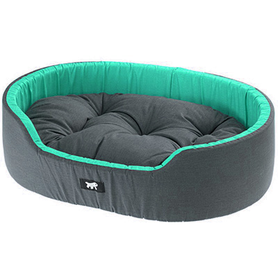 Лежанка для животных Ferplast Dandy 80 / 82944099 (черный/бирюзовый)