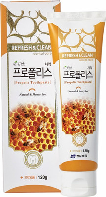 Зубная паста Hanil Refresh & Clean Dental Clean Propolis  (120г) - 