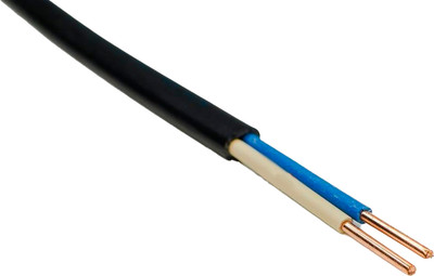 Кабель силовой Автопровод ВВГ-Пнг(А)-LS 2x4.0 - 0.66 (100м, черный) -