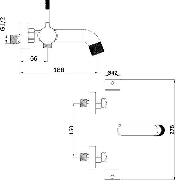 Смеситель Vieir V403531С