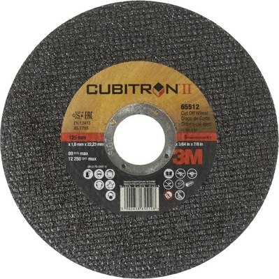 Отрезной диск 3M Cubitron II 65512 T41 125x1x 22.23мм - 