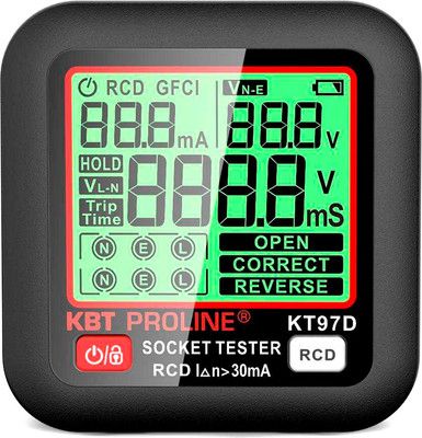 Тестер розетки КВТ УЗО Proline КТ 97D / 91921 - 