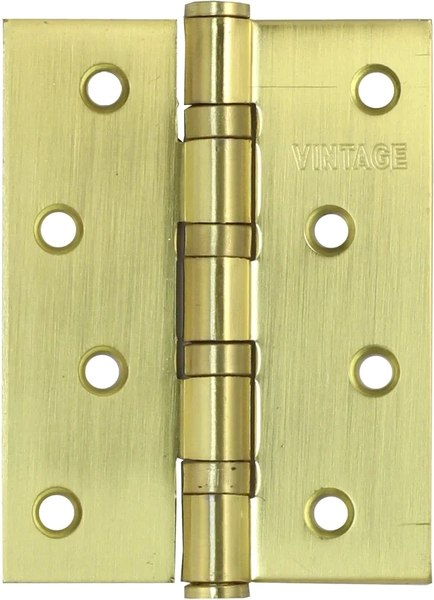 Петля дверная Vantage 100x75x3 B4-SG (сатин золото)