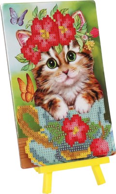 

Набор алмазной вышивки, Котик / 2360687