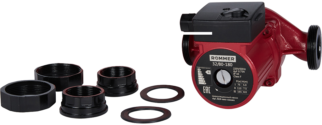 Циркуляционный насос Rommer RCP-0002-3281801 — фото 5