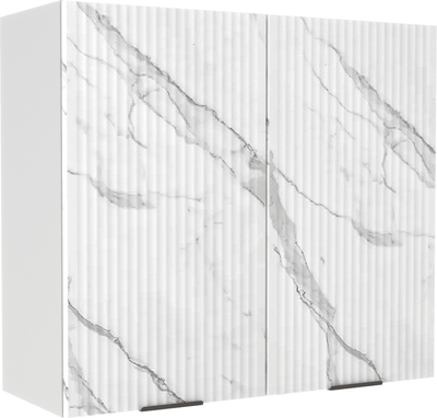 Шкаф навесной для кухни ДСВ П 800 Монца (мрамор арктик) -