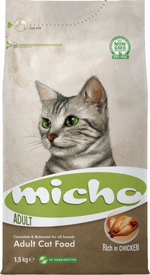 Сухой корм для кошек Micho Premiun Для взрослых кошек всех пород курица (15кг) - 