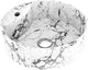 Умывальник Teymi Lina S D40 / T50193 (белый мрамор) - 