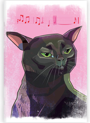 Тетрадь Listoff Simply. Черный кот / ТПС460158 (60л) -