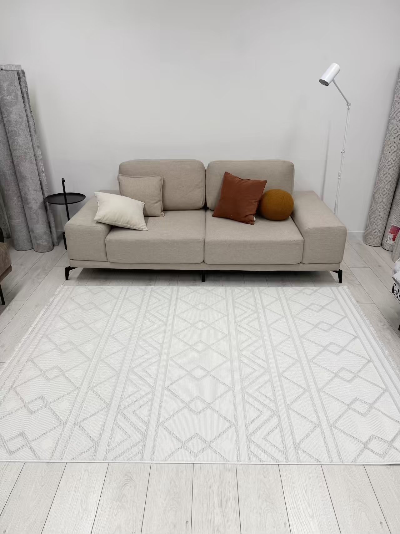 Ковер Radjab Carpet Моника Прямоугольник MC 450A / 12657RK (1.6x3, Cream) — фото 5