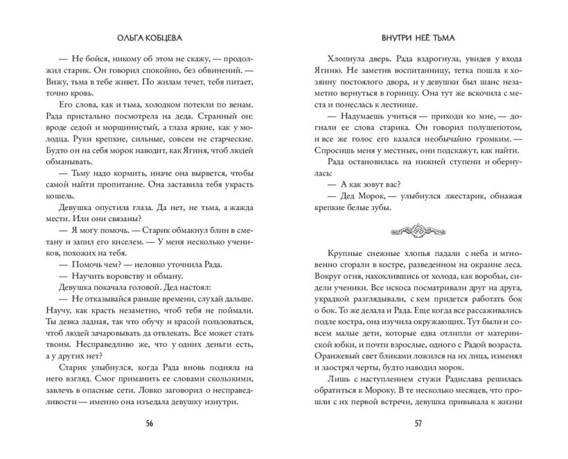Художественная книга FreeDom Внутри нее тьма, твердая обложка (Кобцева Ольга) — фото 5