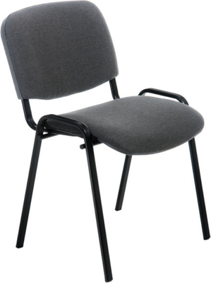 Стул офисный Helmi Изо HL-F01 / 330636 (черный/ткань серая) - 