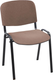 Стул офисный Helmi Изо HL-F01 / 359856 (черный/ткань бежевая с коричневым) - 