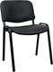 Стул офисный Helmi Изо HL-F01 / 330634 (черный/кожзам черный) - 