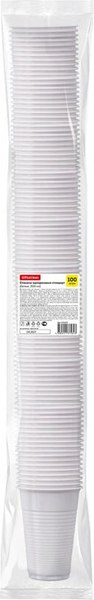 Набор одноразовых стаканов OfficeClean 321675 (100шт)