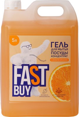 Средство для мытья посуды Fastbuy Power Wash Апельсин (5л) - 