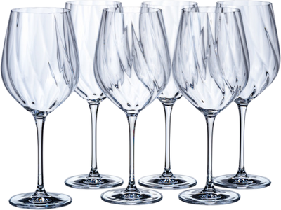 Набор бокалов Bohemia Crystalite Uria Optic 91L/1SJ54/0/00000/600-664 (6шт) -