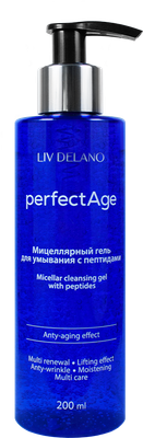 Гель для умывания Liv Delano Мицеллярный с пептидами (200мл) - 